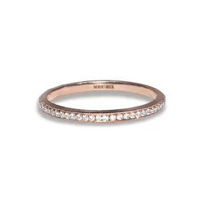 14k Gold Delicate Diamond Wedding Band MR31593W