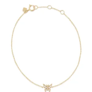 14k Gold Fly With Me Bracelet