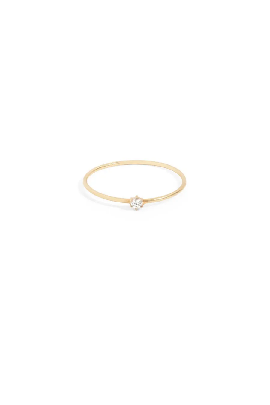 14k Gold Sweet Droplet Diamond Ring