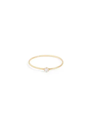 14k Gold Sweet Droplet Diamond Ring