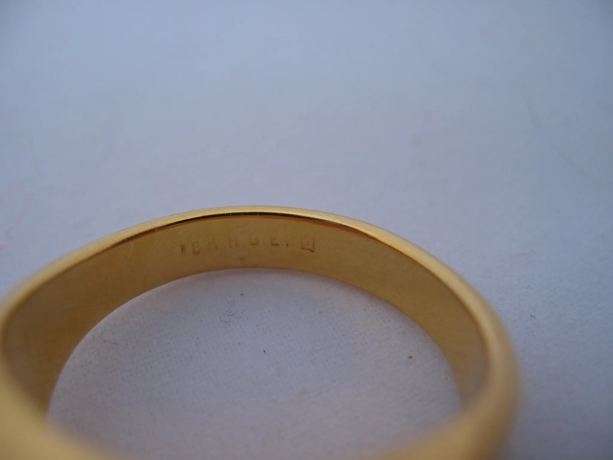 18K HGE GOLD Plated MENS RINGS Men Fashion RING Simulated-Diamond Crystal Glass Stone size 11