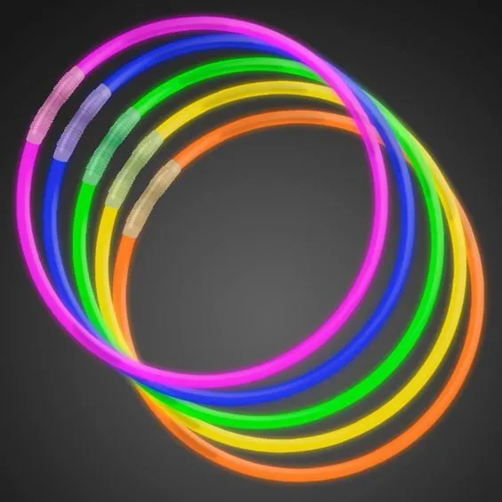 22 Inch Glow Stick Necklaces - Pack of 50 Necklaces