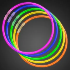 22 Inch Glow Stick Necklaces - Pack of 50 Necklaces
