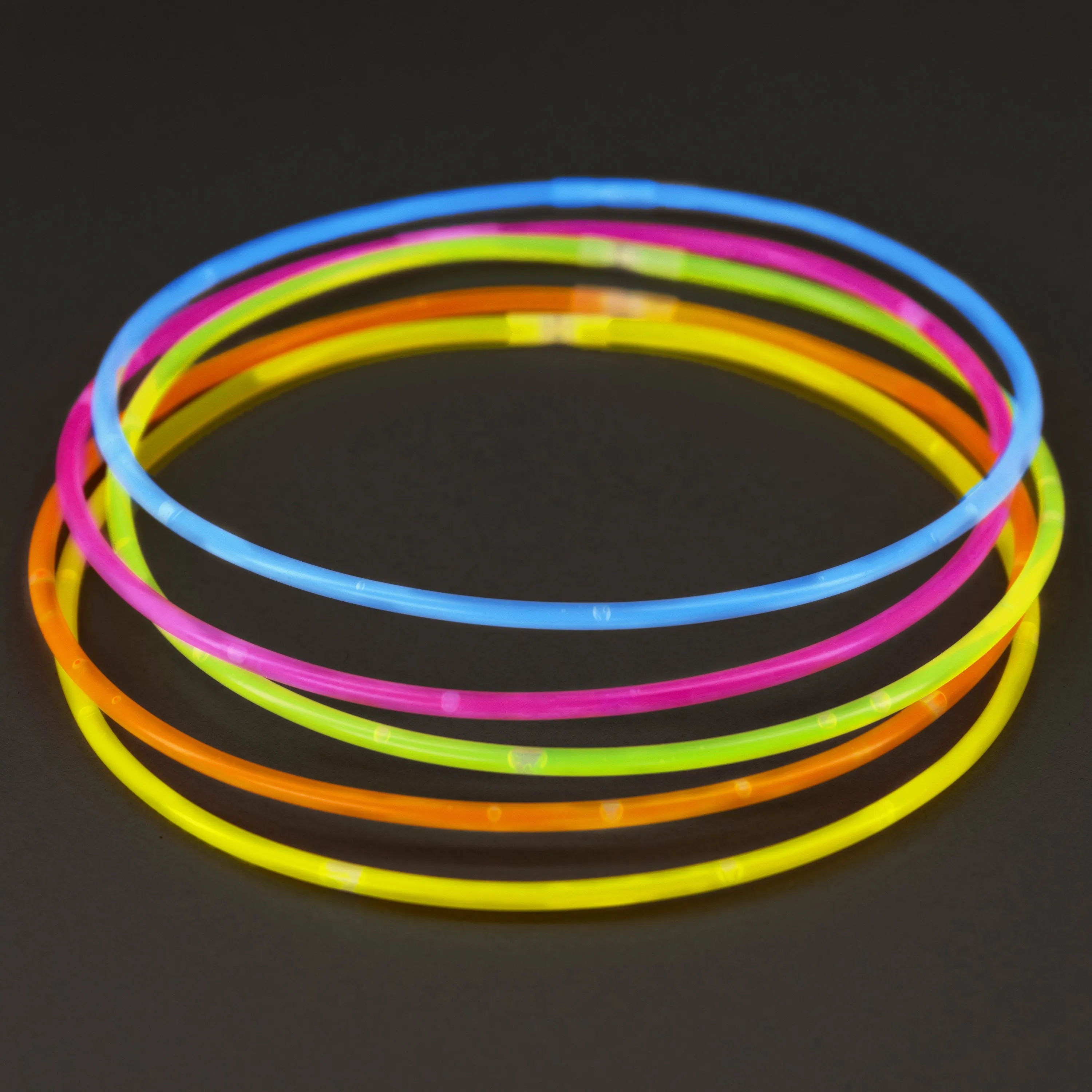 22 Inch Premium Jumbo Glow Stick Necklaces - 50 Pieces