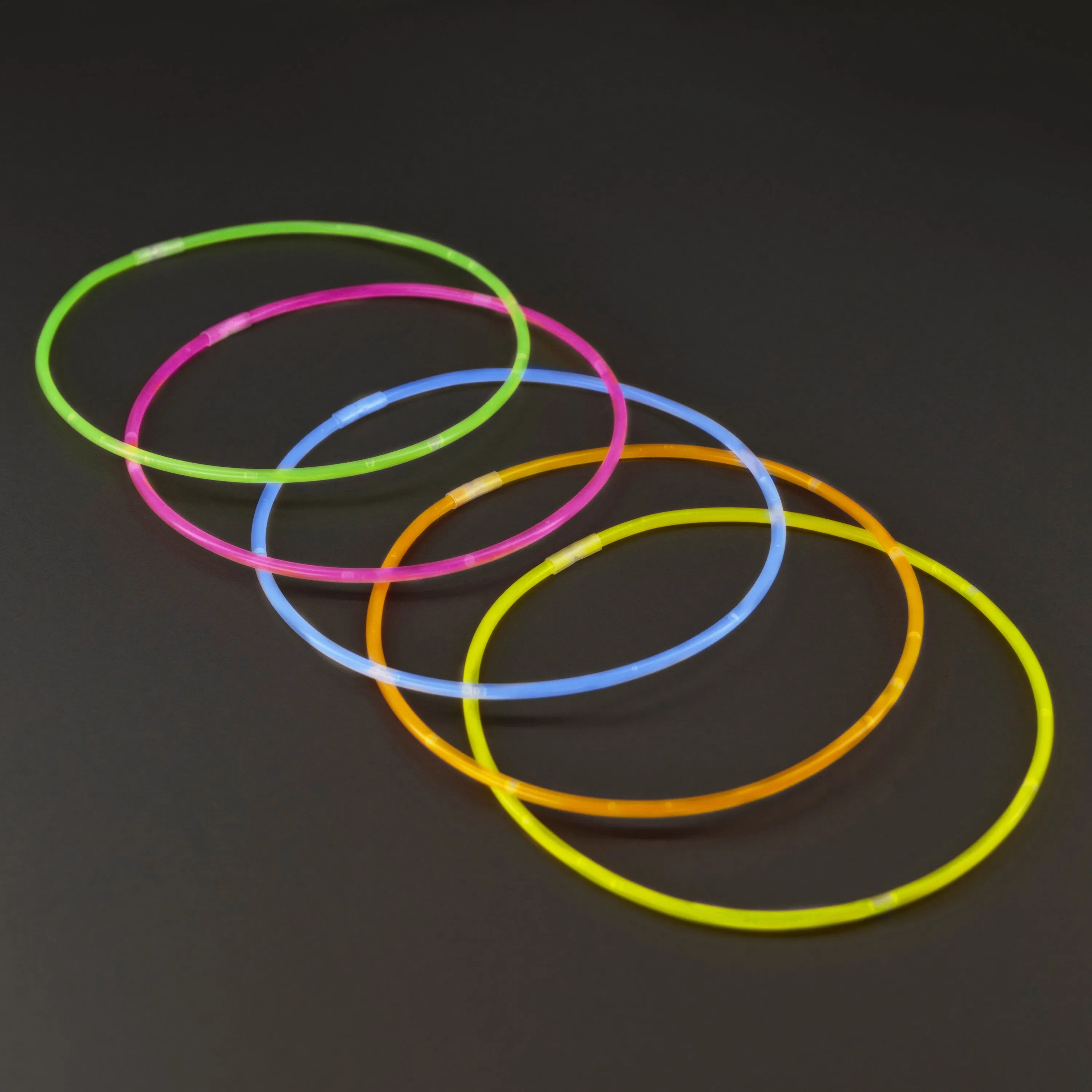 22 Inch Premium Jumbo Glow Stick Necklaces - 50 Pieces