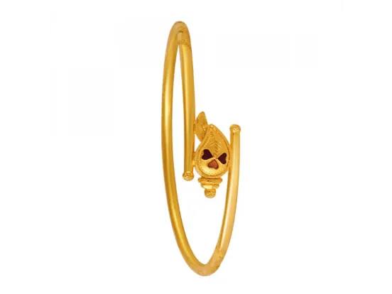 22k Gold Nowa With Meenakari Sankha