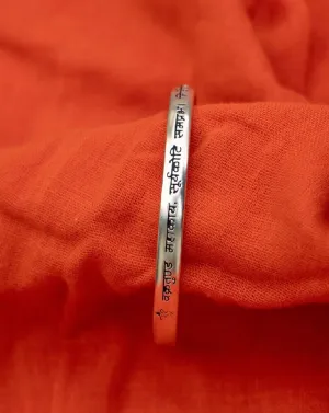 92.5 Silver Vakartunda Mahakay Female Bangle