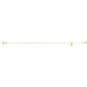 9ct Yellow Gold Ladies Rosary Bracelet NK406B