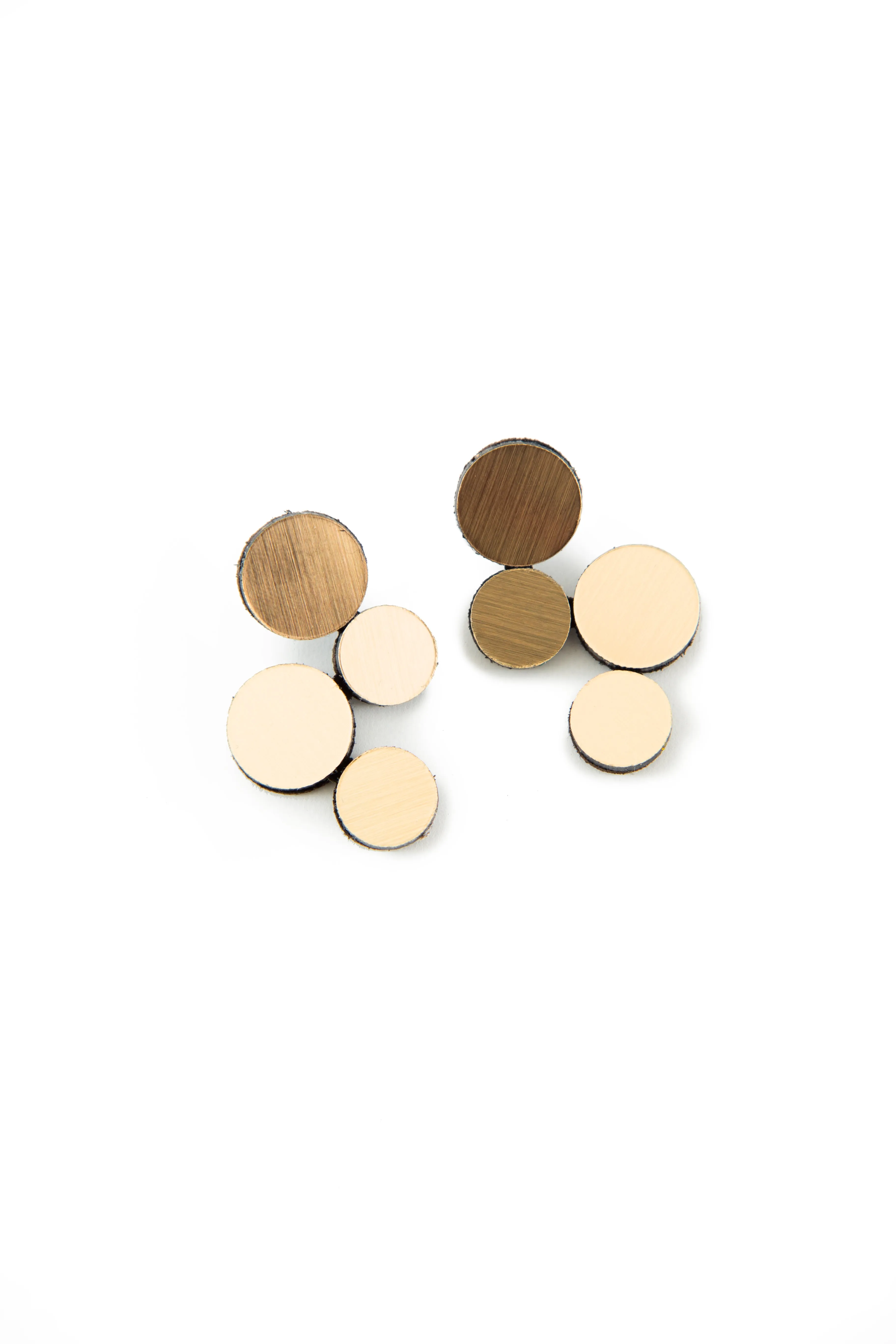 Abstraction Gold Earrings