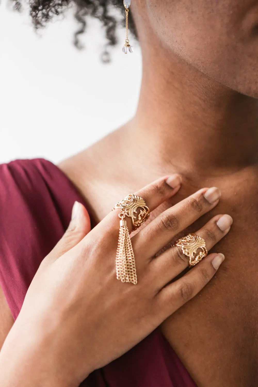 Acerola | Set of Gold Rings