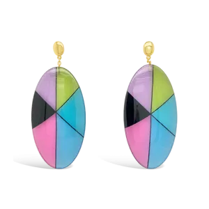 Acrylic Dangle Estate Earrings