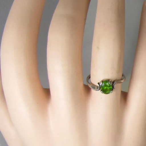 Affordable Peridot Fashion Ring Size 7