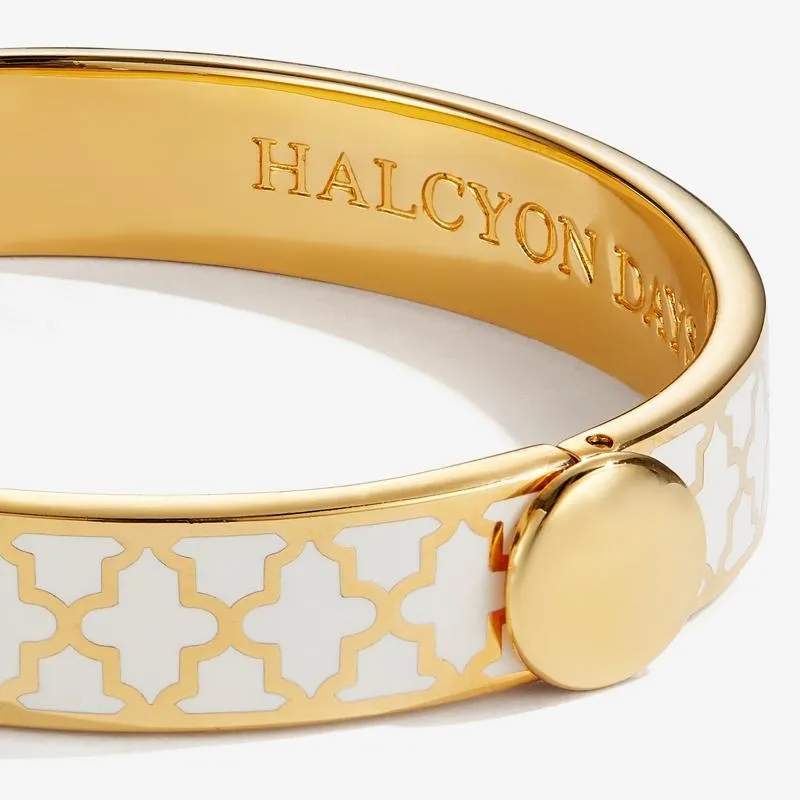 Agama Cream & Gold Bangle