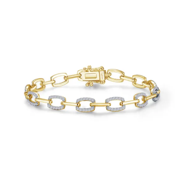 Alternating Link Bracelet