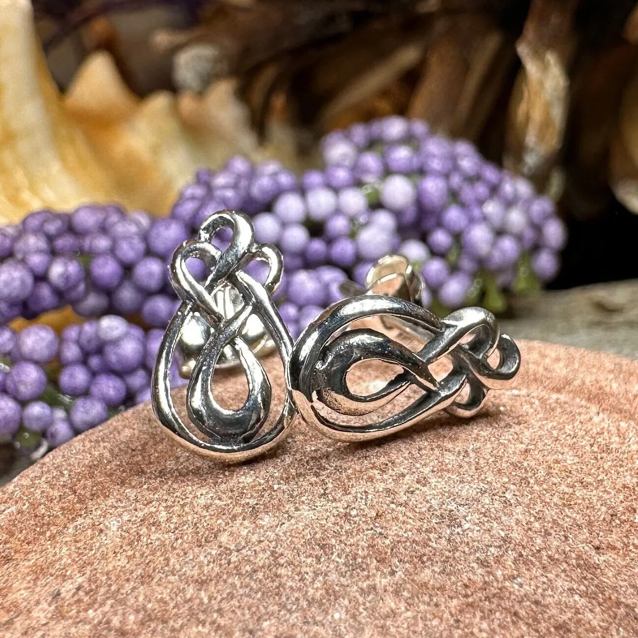 Alyka Celtic Knot Stud Earrings