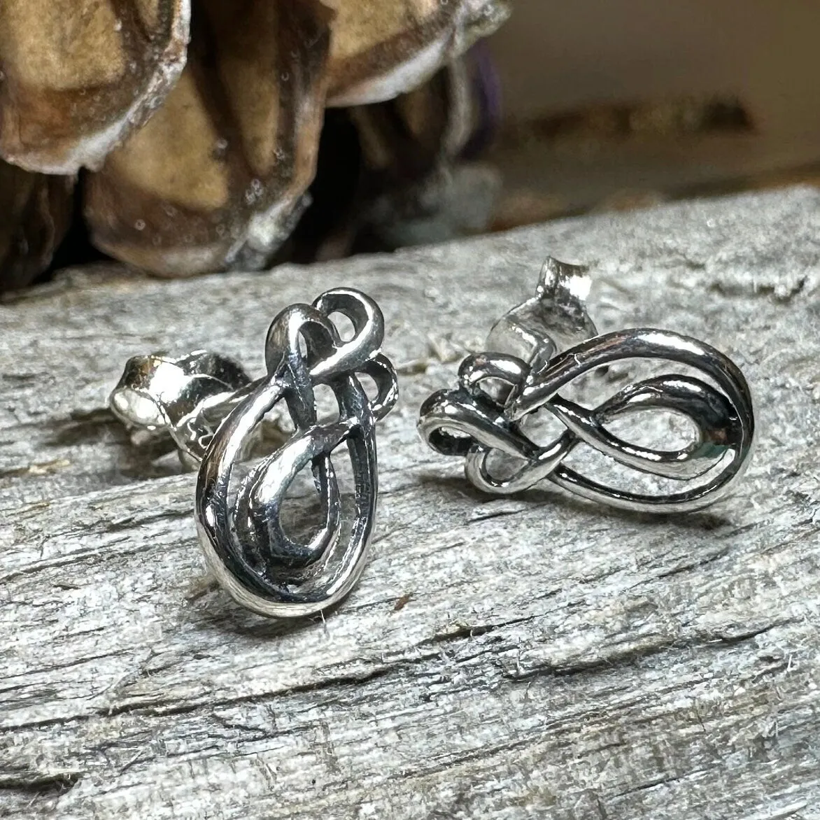 Alyka Celtic Knot Stud Earrings