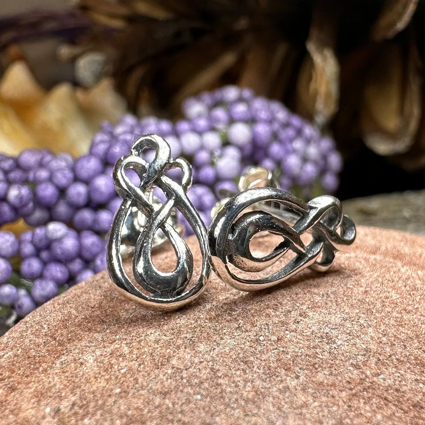 Alyka Celtic Knot Stud Earrings