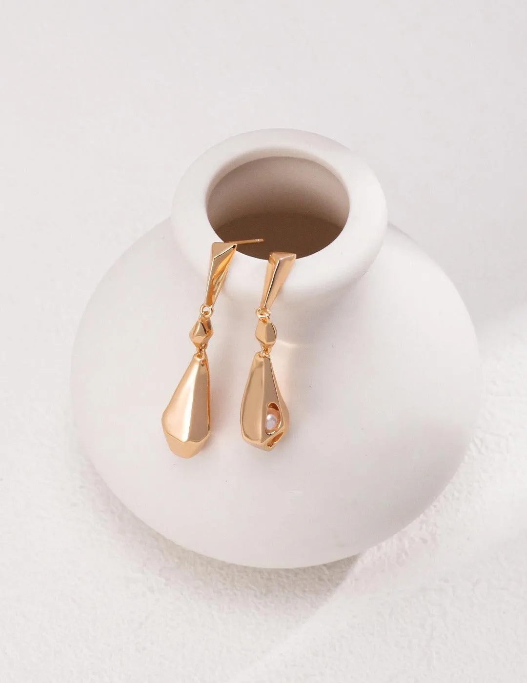 Amelia Pearl Drop Earrings