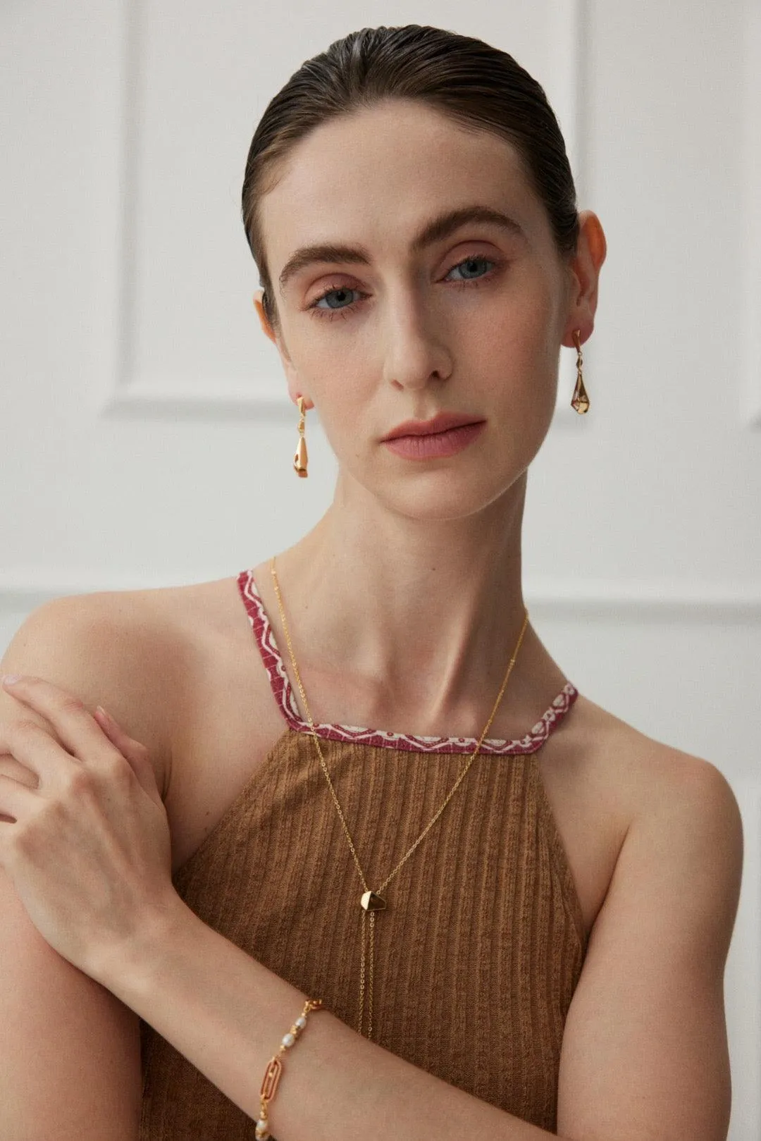 Amelia Pearl Drop Earrings