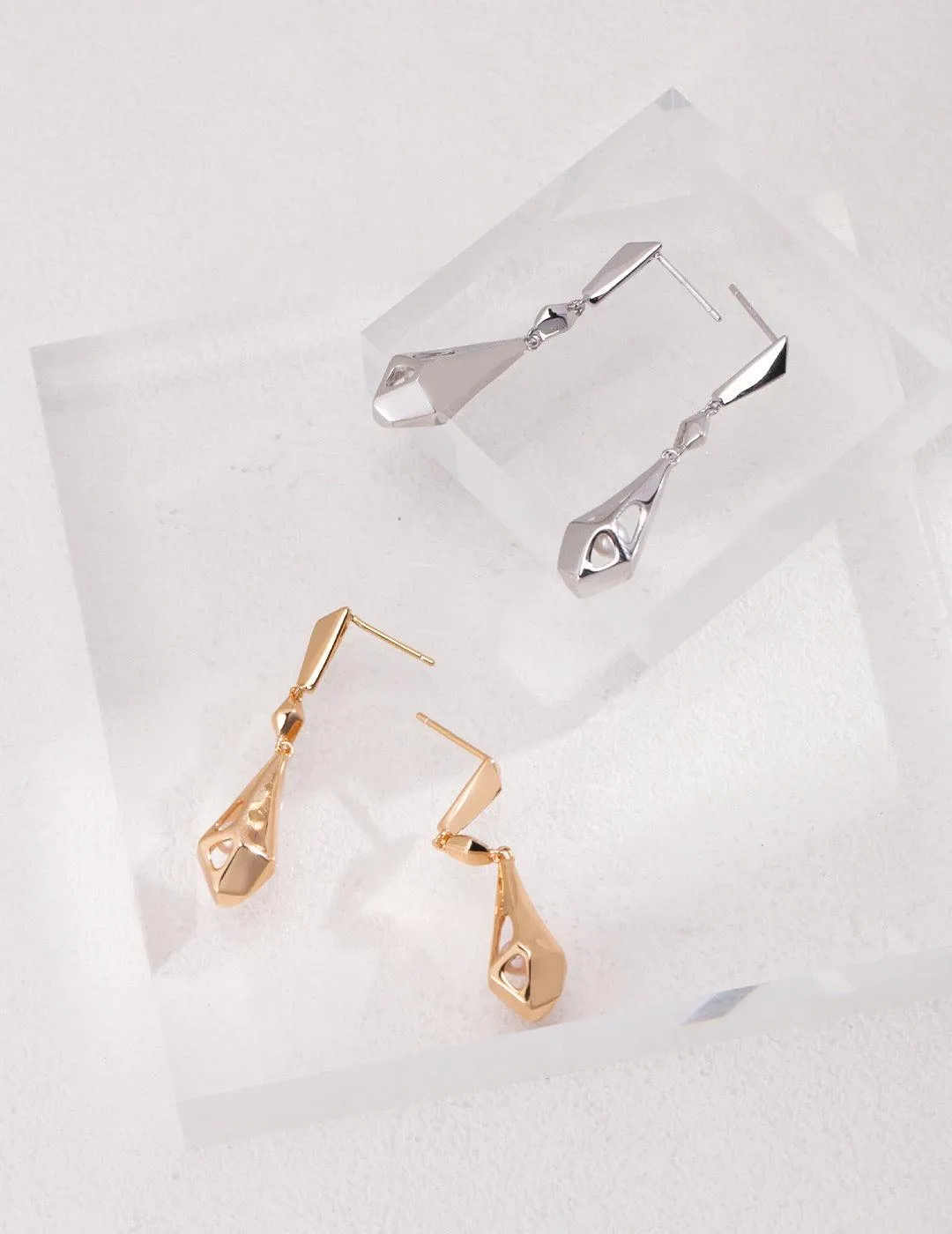 Amelia Pearl Drop Earrings