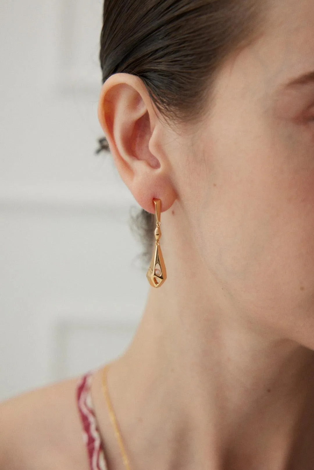 Amelia Pearl Drop Earrings