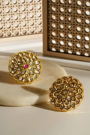 Anjali - Kundan Adjustable Statement Ring
