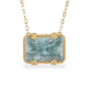 Aquamarine Glacier Necklace