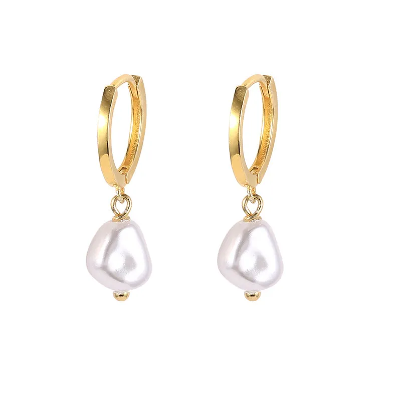 Asmara Sterling Silver Earrings plated in 18K Gold