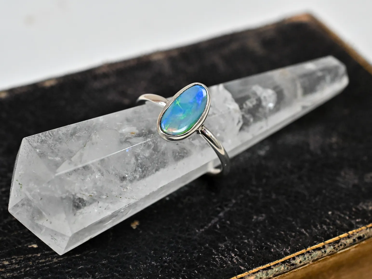 Australian Water Opal Ring