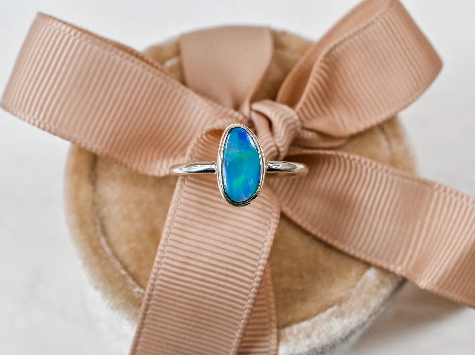 Australian Water Opal Ring