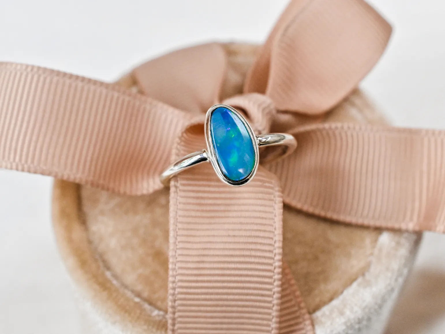 Australian Water Opal Ring
