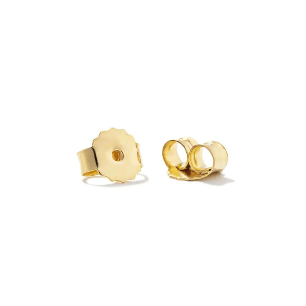 Baguette Lab Grown Emerald Stud Earrings