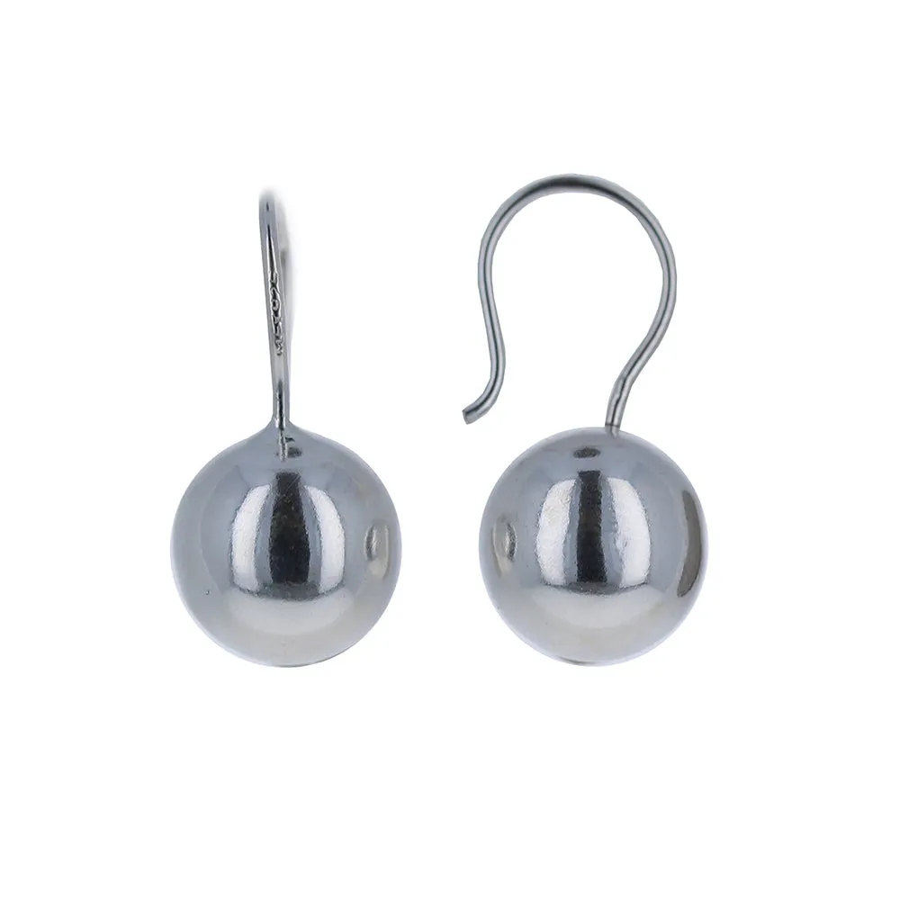 Ball Earrings 12mm