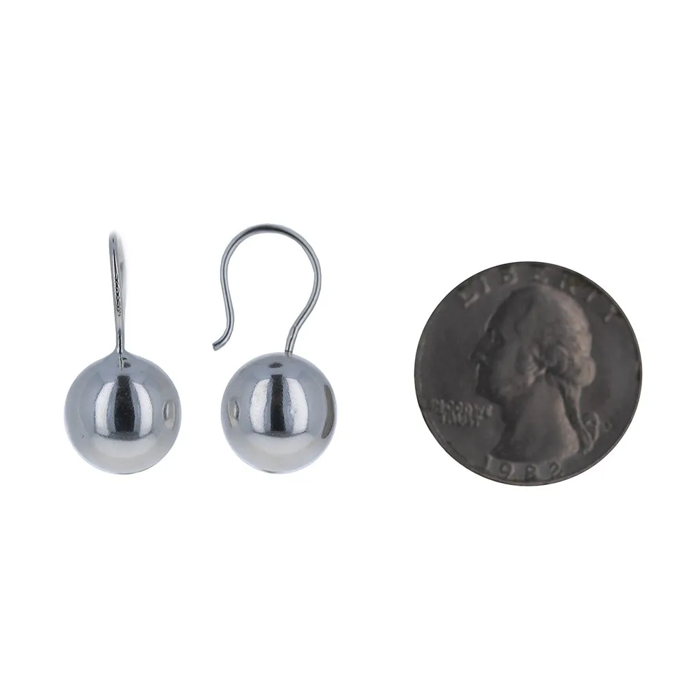 Ball Earrings 12mm