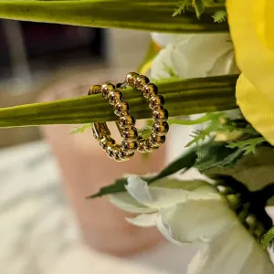 Beaded Hoop Earrings