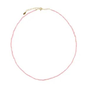 Beaded Necklace | Coral