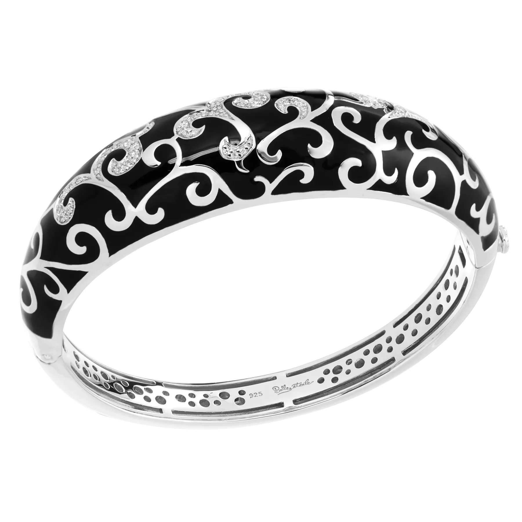 Belle Etoile Royale Bangle - Black
