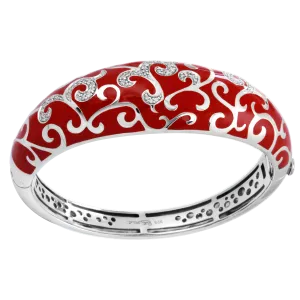 Belle Etoile Royale Bangle - Red