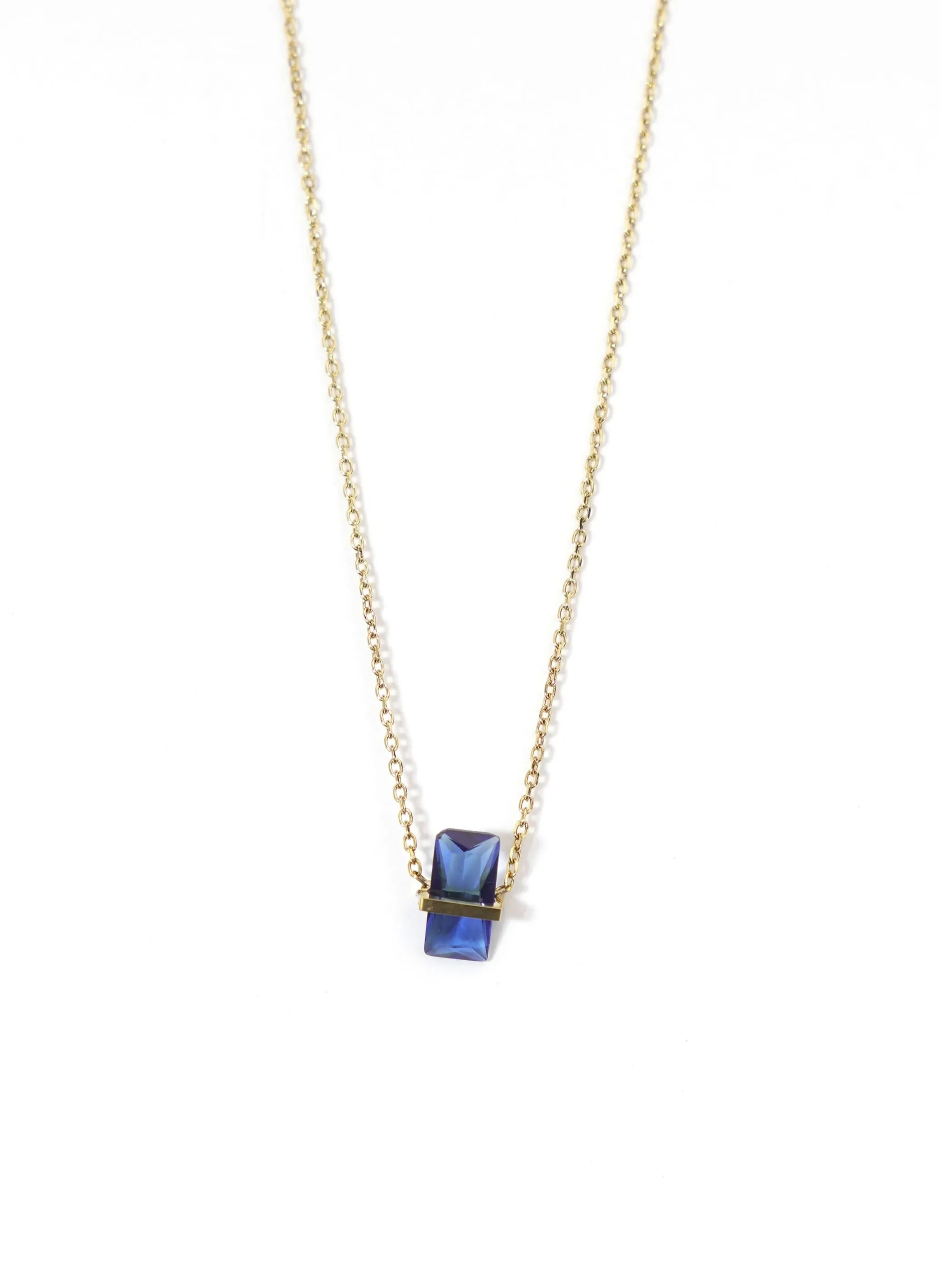 Birth Stone Pendant Necklace