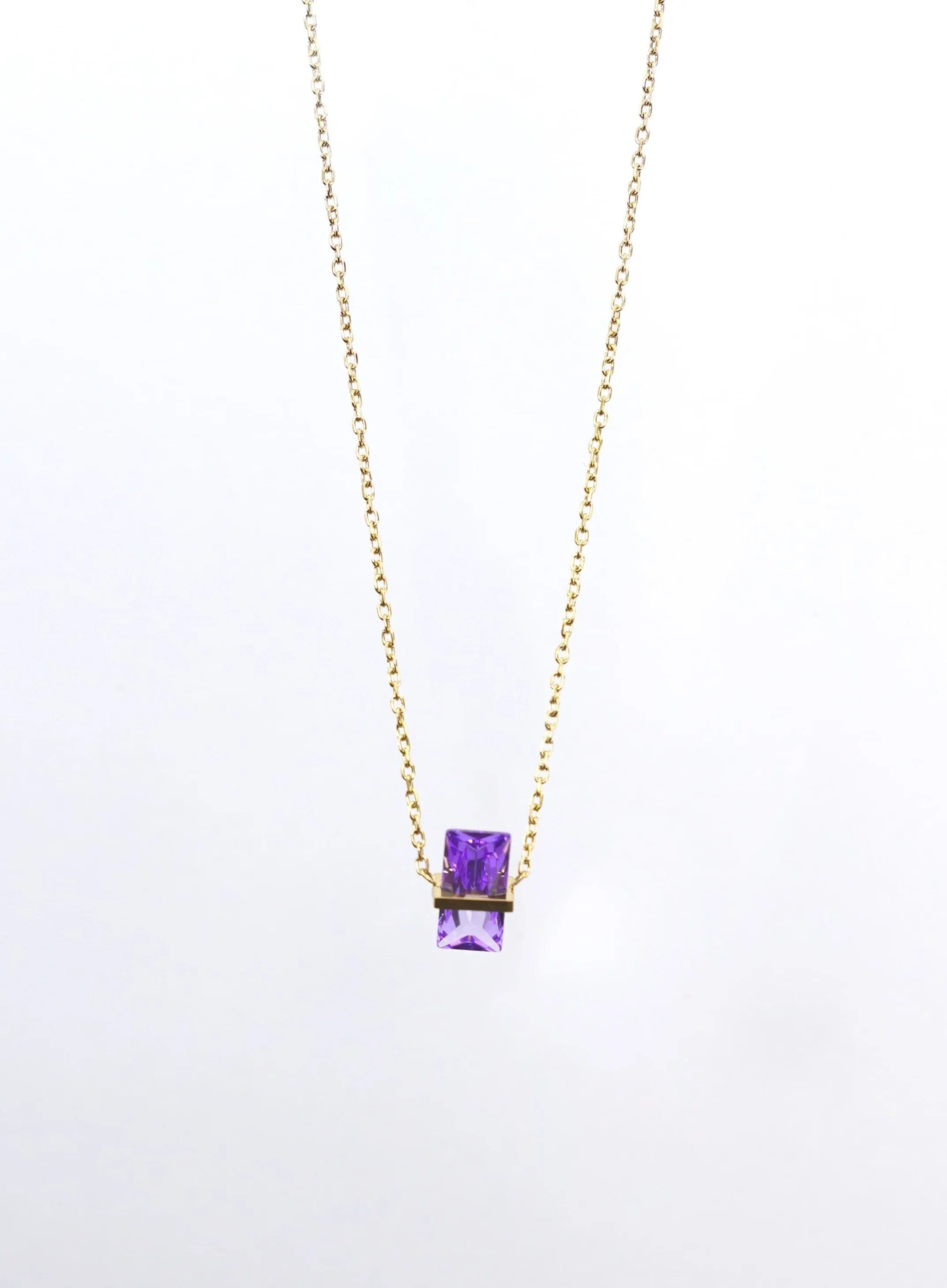 Birth Stone Pendant Necklace
