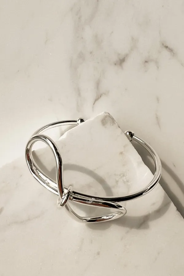 Blondie Silver Bangle