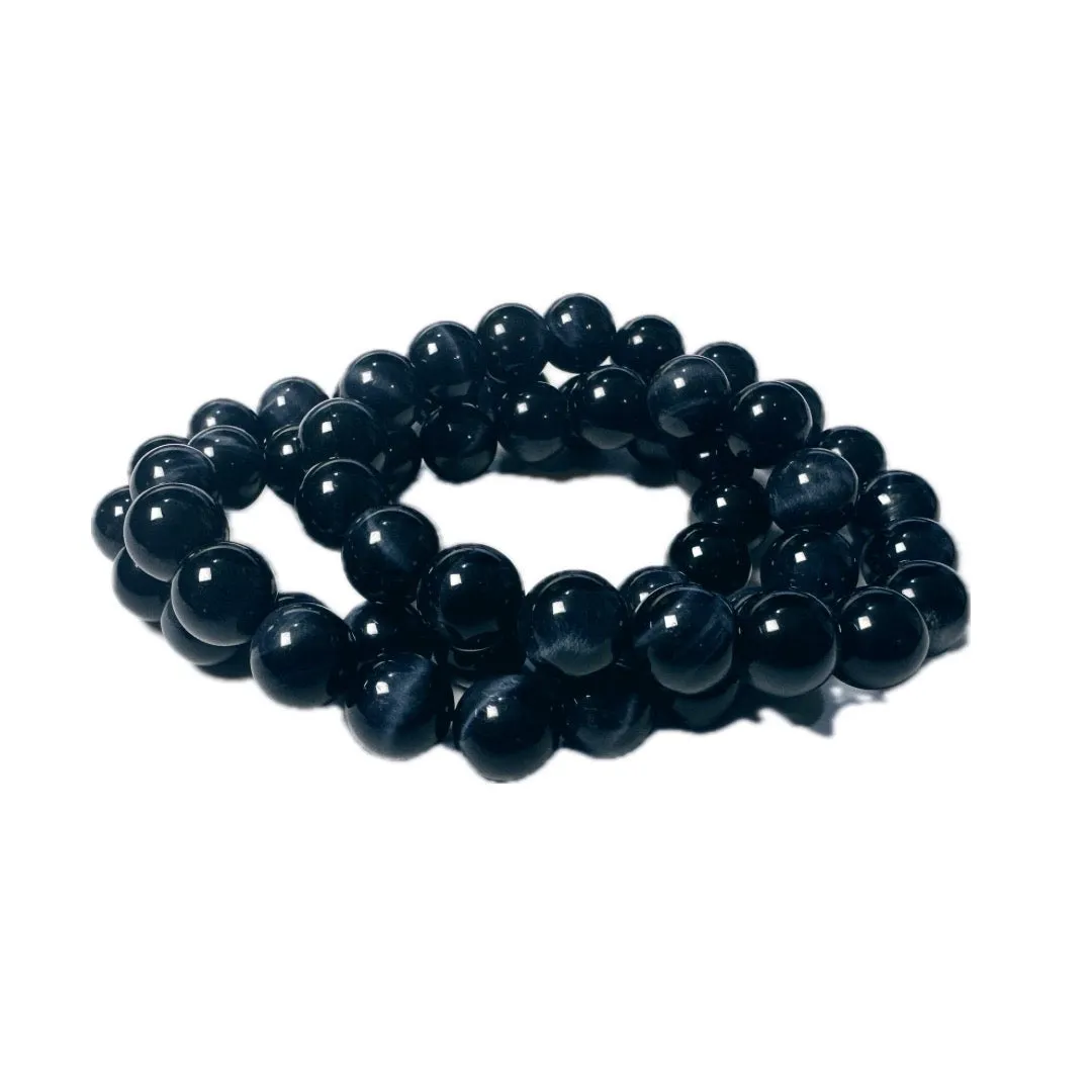 Blue Tiger’s Eye Beaded Bracelet