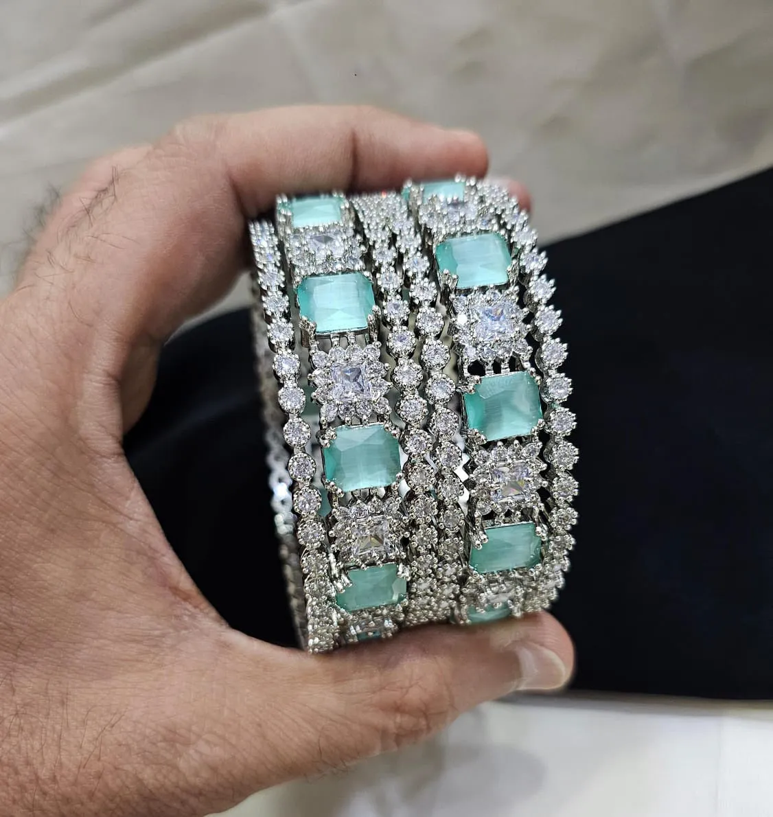 Bollywood inspired radiant shape bangle set showcasing Indian and Pakistani designs perfect for weddings and traditional celebrations