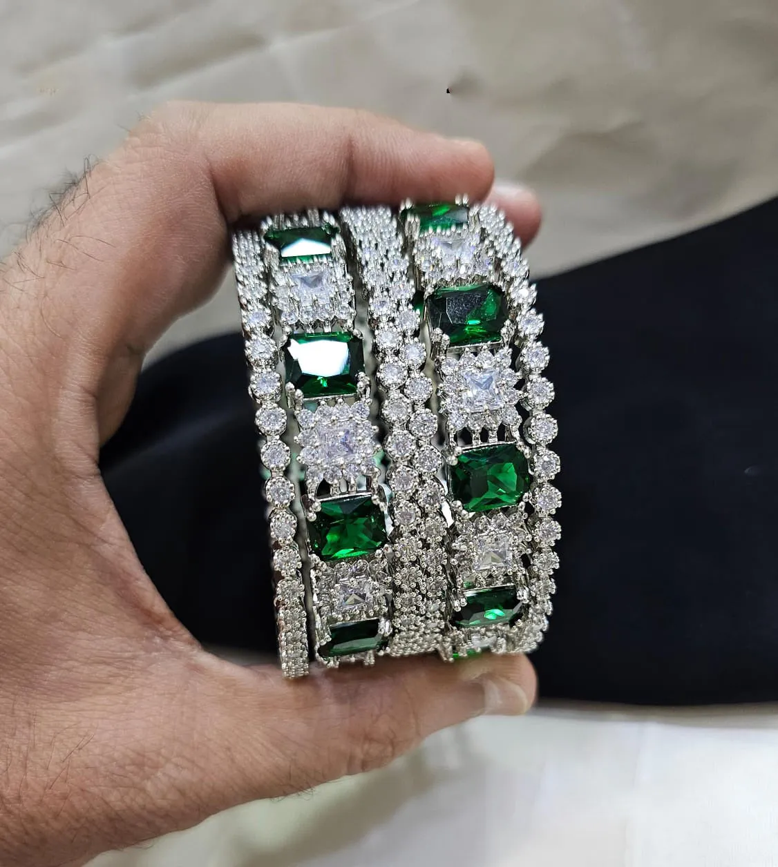 Bollywood inspired radiant shape bangle set showcasing Indian and Pakistani designs perfect for weddings and traditional celebrations