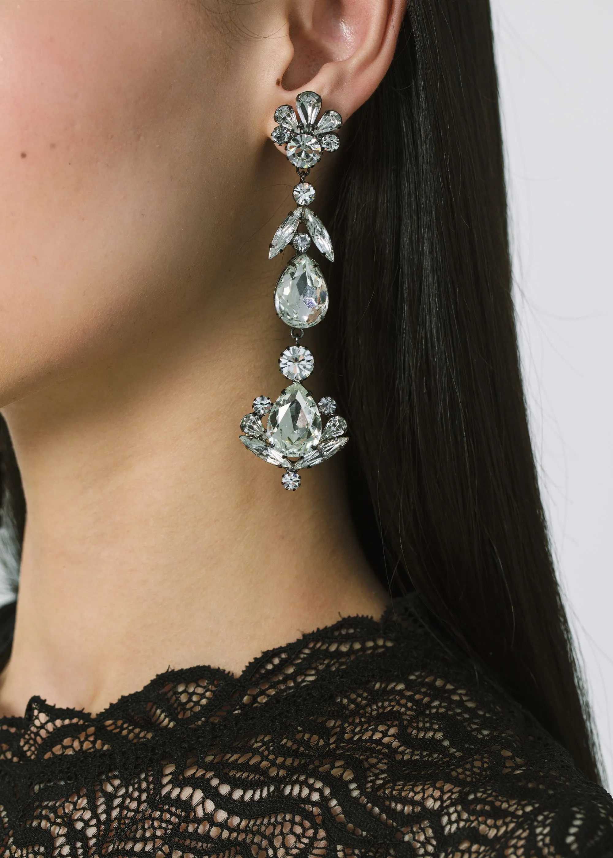 Bronwyn Earrings -- Gunmetal