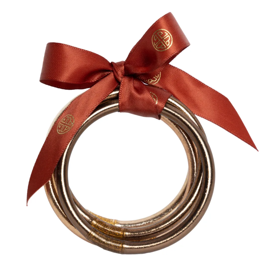 BuDhaGirl | Set of Four | All Weather Bangles in Fawn