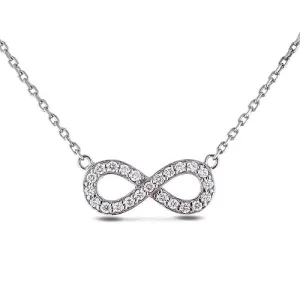 Canadian Diamond Infinity Necklace .30ct