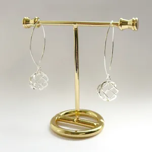 Celtic Swirl Wishbone Earrings