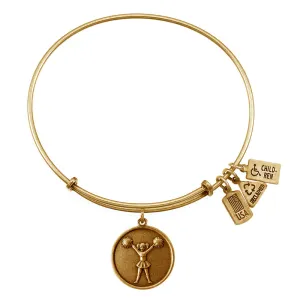 Cheerleader Bangle in Gold by Wind & Fire