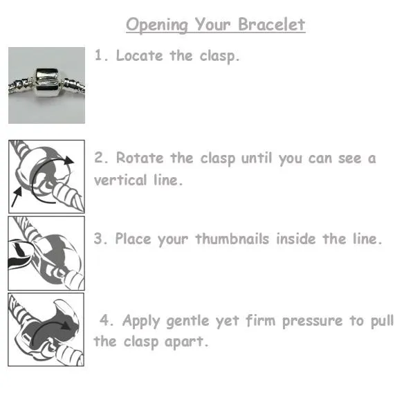 Children's 'Purple Fairy Dream' Silver Plated Charm Bead Bracelet